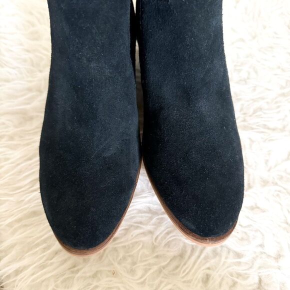 NWOB Cole Haan Women's Rayna Hidden Wedge Boot - Black Suede | Size 6B - Picture 6 of 8